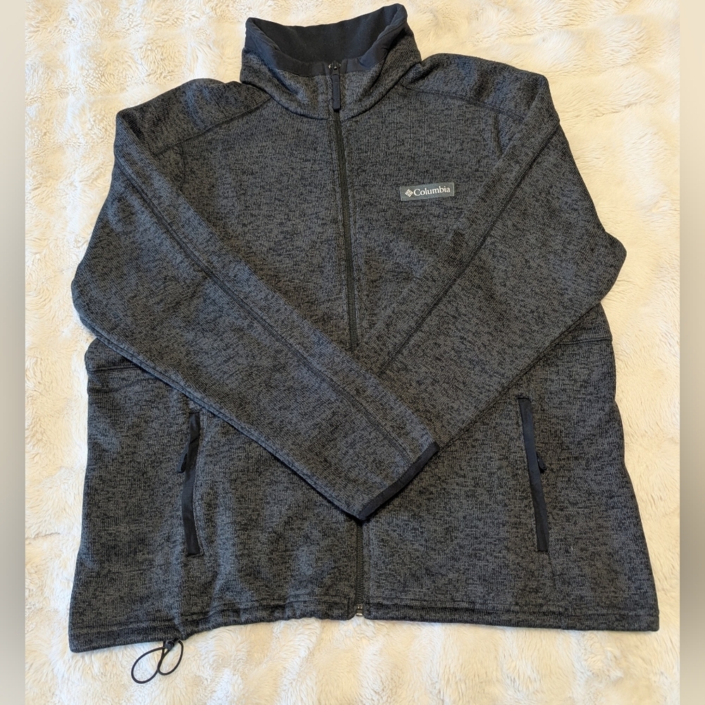 Columbia Black Full-Zip Jacket - Picture 2 of 4